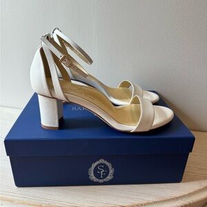 Sarah Flint Perfect Block 60 Sandal White Size 40